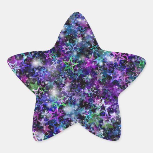 Rainbow Stars stickers (Voorkant)