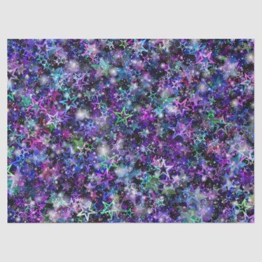 Rainbow Stars tissuepapier (Voorkant)