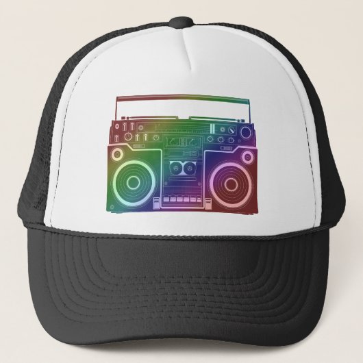 Rainbow-stereo Trucker Pet (Voorkant)