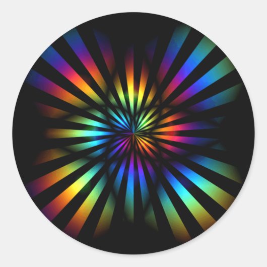 Rainbow Sticker Envelope Seal Wedding for Label (Voorkant)