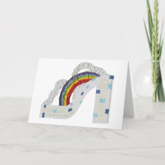 Rainbow Stiletto Wenskaart Kaart