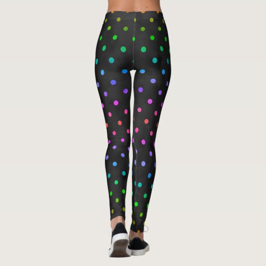 RAINBOW STIPPEN LEGGINGS (Achterkant)