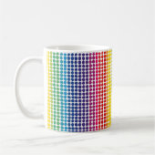 Rainbow Stippen Pattern Koffiemok (Links)