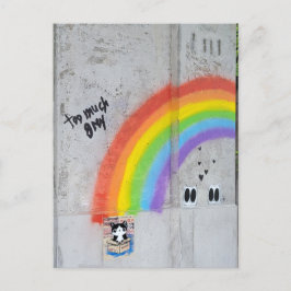 Rainbow Street Art Briefkaart