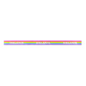 Rainbow stripe, gepersonaliseerde naam lint (Voorkant)