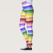 Rainbow Stripe Leggings (Gauche)