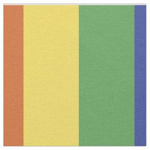 Rainbow Stripe Pattern Fabric Stof