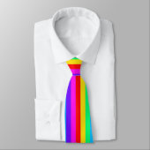 Rainbow Stripe Pattern Stropdas (Gebonden)