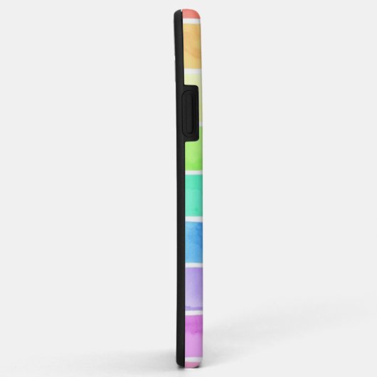 Rainbow striped Phone Case (Achterkant/rechts)