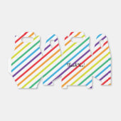 Rainbow Stripes Amusants Ballotins de fête d'anniv (Déplié)