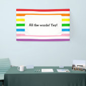 Rainbow Stripes! Banner (Beurs)