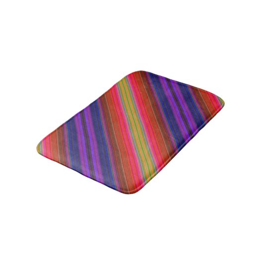 Rainbow Stripes Bath Mats Badmat (Gekanteld)