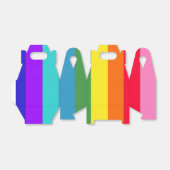 "Rainbow Stripes"-feestdoos Bedankdoosjes (Uitgevouwen)