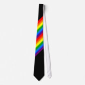 Rainbow Stripes Gay Pride DIY-kleur Stropdas (Voorkant)