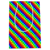 Rainbow Stripes - Geschenkzak Medium Cadeauzakje (Voorkant)