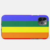Rainbow Stripes iPhone / coque ipad (Dos (Horizontal))