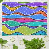 RAINBOW STRIPES Kitchen - Bar - Bath TOWELS Theedoek (Gevouwen)