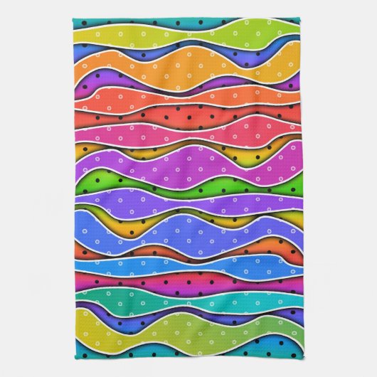 RAINBOW STRIPES Kitchen - Bar - Bath TOWELS Theedoek (Verticaal)