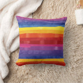 Rainbow Stripes Kussen (Deken)