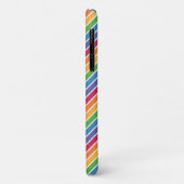 Rainbow Stripes Pattern Case-Mate iPhone Case (Achterkant/links)