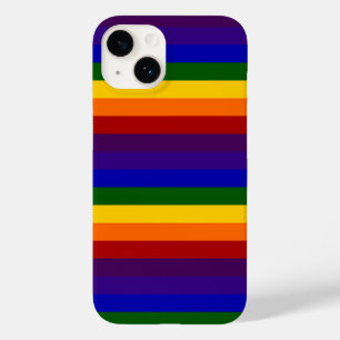 Rainbow Stripes Pattern Case-Mate iPhone 14 Hoesje