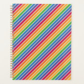 Rainbow Stripes Pattern Planner (Voorkant)