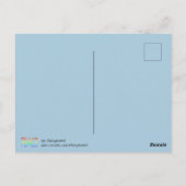 Rainbow Stripes Peace Word kleuren Briefkaarten (Achterkant)