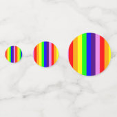 Rainbow Stripes Pride Classic Meerkleurig Confetti (Voorkanten)