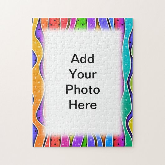  RAINBOW STRIPES PUZZLE LIJST LEGPUZZEL (Verticaal)