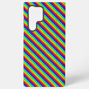 Rainbow Stripes - Samsung (S22 Ultra) Hoesje Samsung Galaxy Hoesje