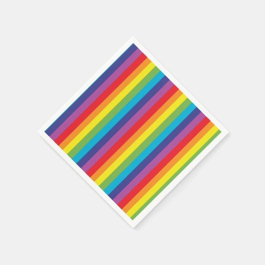 Rainbow Stripes servetten (Hoek)