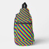 Rainbow Stripes - Sling Bag (Voorkant)