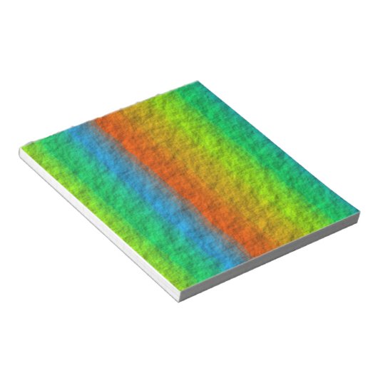 RAINBOW STRIPES TEXTURE NOTITIEBLOK (Schuin)
