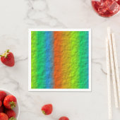 RAINBOW STRIPES TEXTURE SERVETTEN (Insitu)