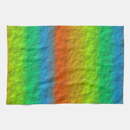RAINBOW STRIPES TEXTURE THEEDOEK (Horizontaal)