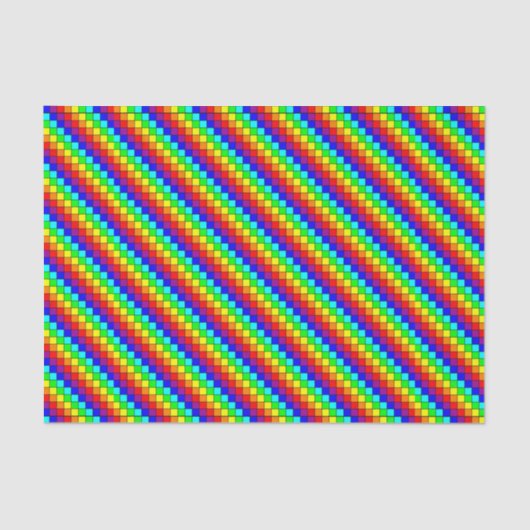 Rainbow Stripes - tissuepapier (Voorkant)