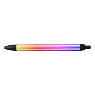 Rainbow Stripes Zwarte Inkt Pen