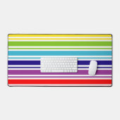 Rainbow Strips Achtergrond Bureaumat (Keyboard & Muis)