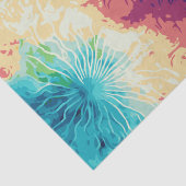 Rainbow Stropdas-Dye 2 tissuepapier (Detail)