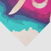 Rainbow Stropdas-Dye 5 tissuepapier (Detail)