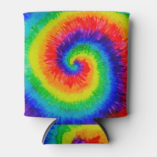 Rainbow-Stropdas-Dye-alcoholinkt Blikjeskoeler (Voorkant)