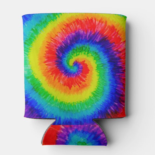 Rainbow-Stropdas-Dye-alcoholinkt Blikjeskoeler (Achterkant)