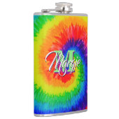 Rainbow-Stropdas-Dye-alcoholinkt Heupfles (Rechts)