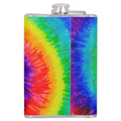 Rainbow-Stropdas-Dye-alcoholinkt Heupfles (Achterkant)