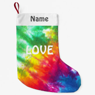 Rainbow Stropdas-Dye Gepersonaliseerd Love Kleine Kerstsok