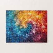 Rainbow-Stropdas-Dye Swirl Legpuzzel (Horizontaal)