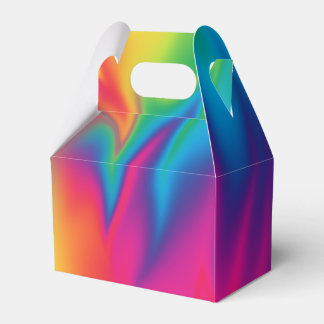 Rainbow Stropdas-Dye Verjaardagsfeest Voorkeur Gab Bedankdoosjes
