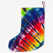 Rainbow-Stropdas-kleurstof Gepersonaliseerd Kleine Kerstsok (Achterkant)