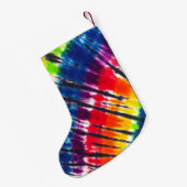 Rainbow-Stropdas-kleurstof Gepersonaliseerd Kleine Kerstsok (Achterkant (Hangend))