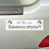 Rainbow Stylin'' Bumpersticker (Op auto)
